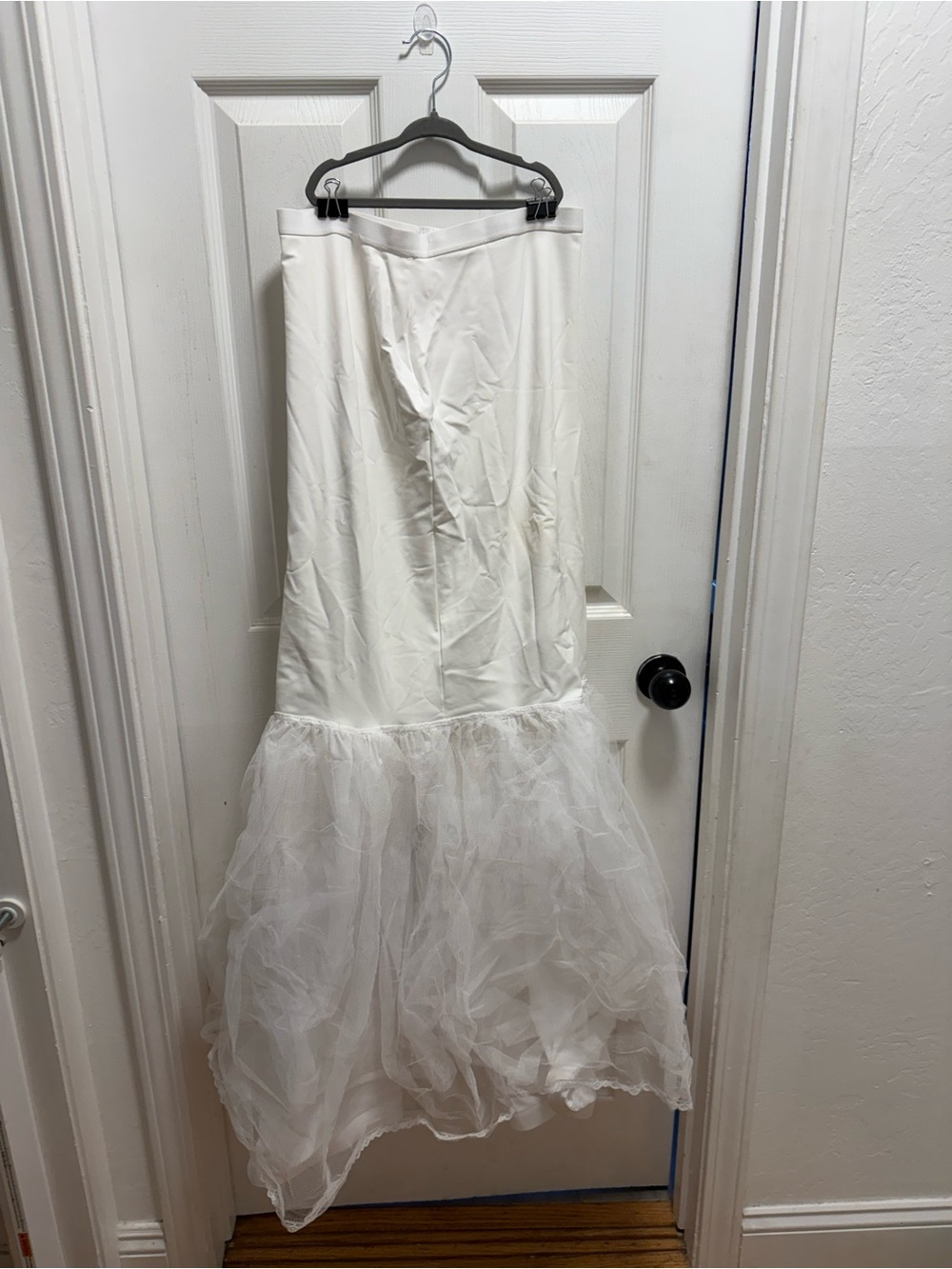 David's Bridal White Trumpet Bridal Underskirt